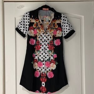 Paris Girls Collection colorful polyester dress